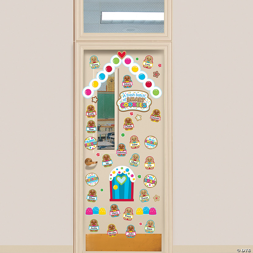 Gingerbread House Door Decorating Kit - 54 Pc. Image
