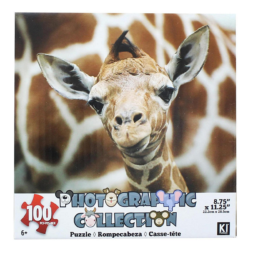 Giraffe 100 Piece Photographic Collection Jigsaw Puzzle Image