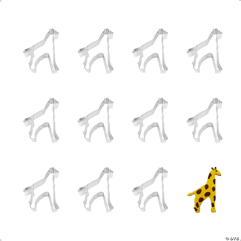 Giraffe 5" Cookie Cutters Image