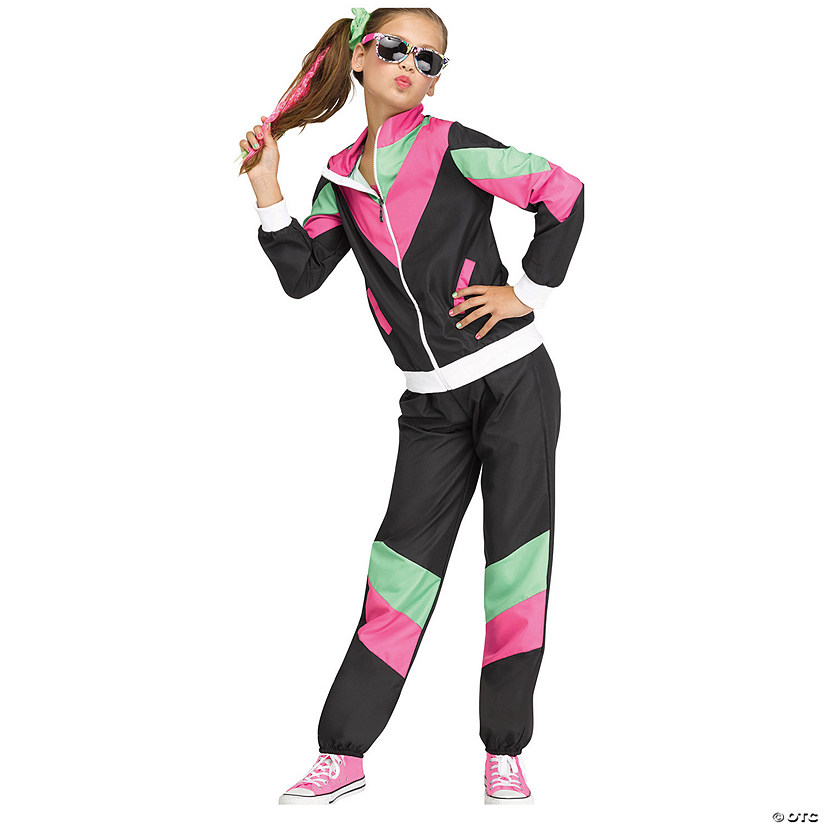 Girl's 80s Track Suit Image