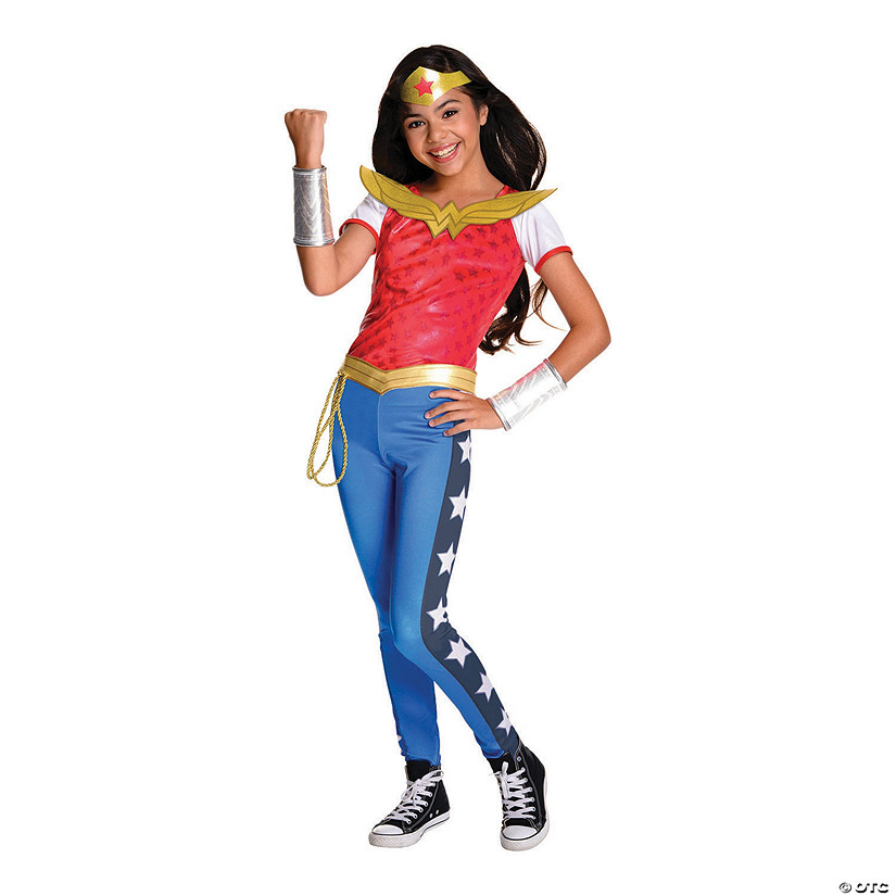 Girl's Deluxe DC&#8482; Superhero Girls Wonder Woman Costume Image