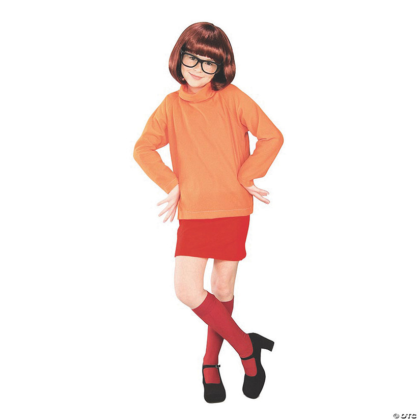 Girl's Scooby Doo Velma Costume - Large Image