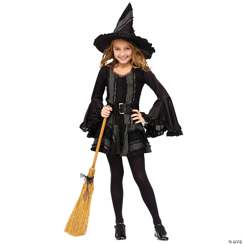 Girl's Witch Stitch Costume - Small Image