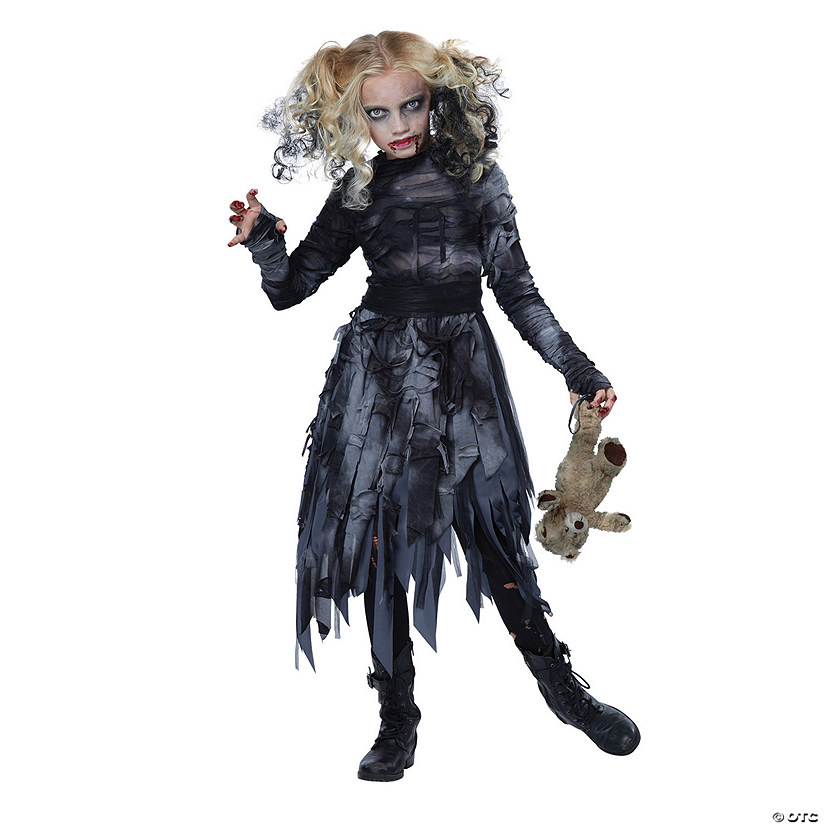 Girl's Zombie Costume Image
