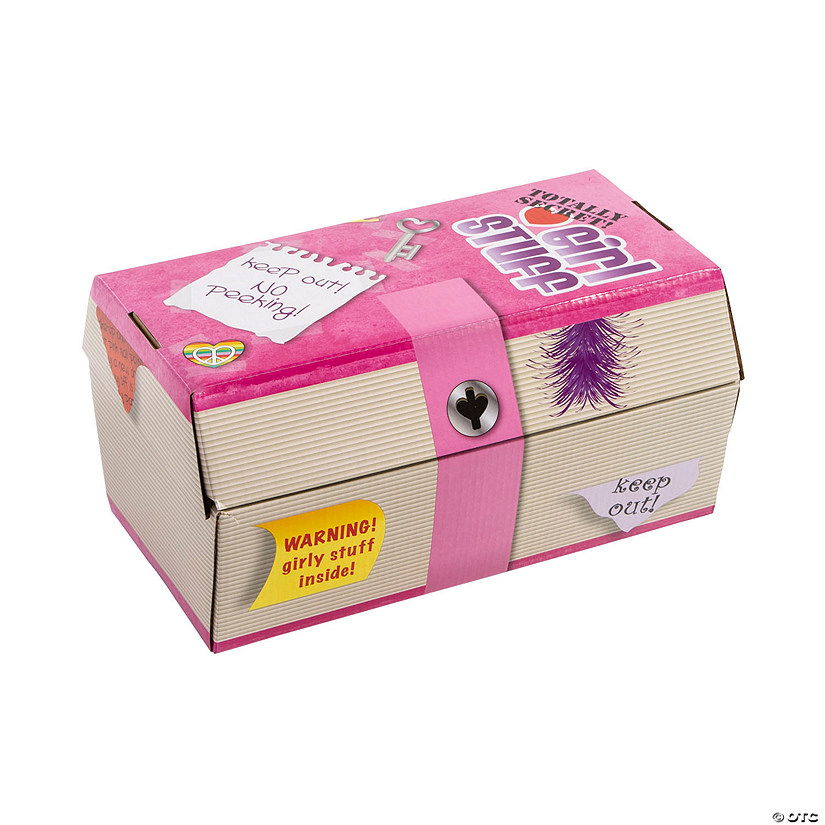 Girly Girl Treasure Chest Treat Box Image