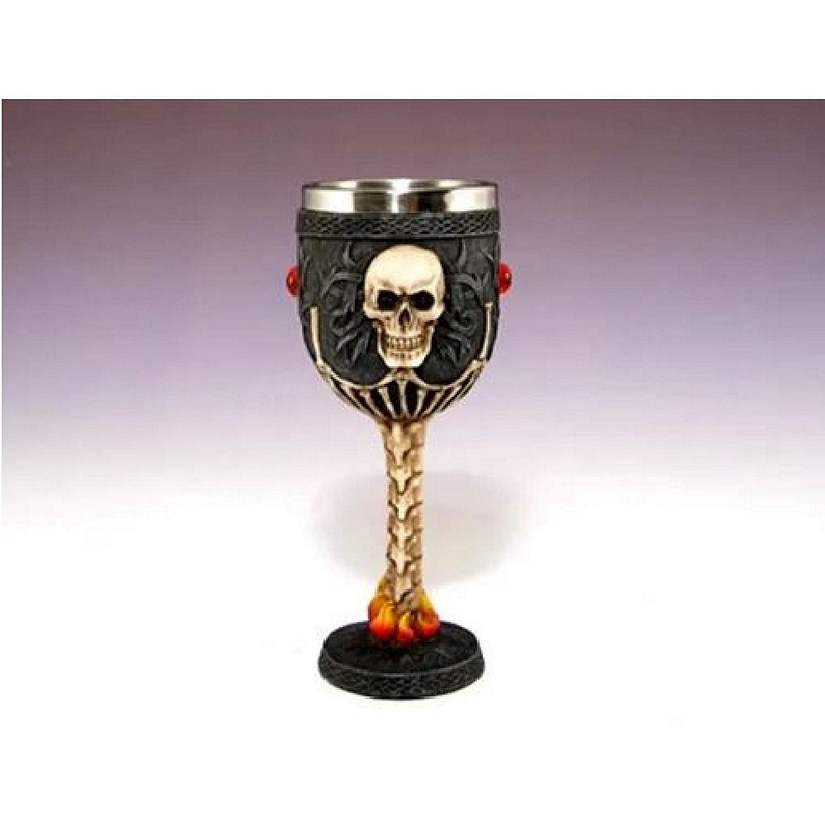 Goblet With Skull And Pearl Chalice New Image