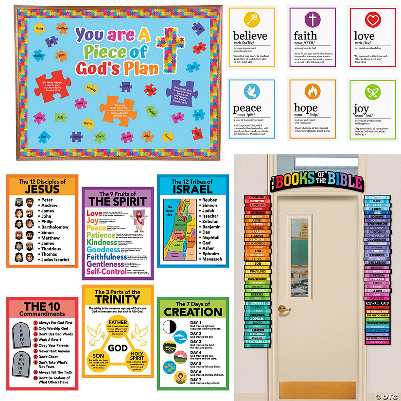 God & His Word Classroom Decorating Kit - 68 Pc. Image