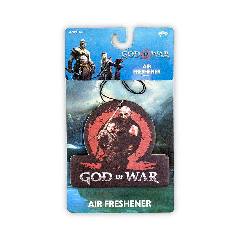 God of War 2018 Kratos and Son Air Freshener  Freshly Scented Image