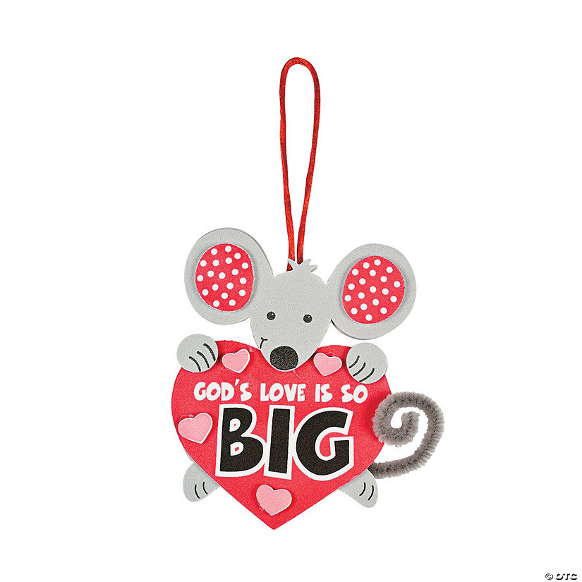God&#8217;s Love Is So Big Mouse Craft Kit- Makes 12 Image