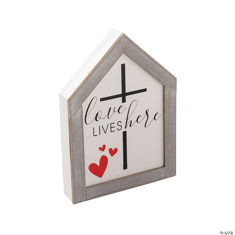 God&#8217;s Love Lives Here Tabletop Decoration Image