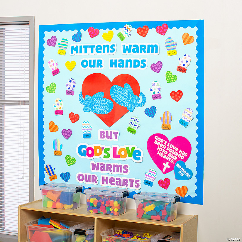God&#8217;s Love Warms Our Hearts Bulletin Board Set - 62 Pc. Image