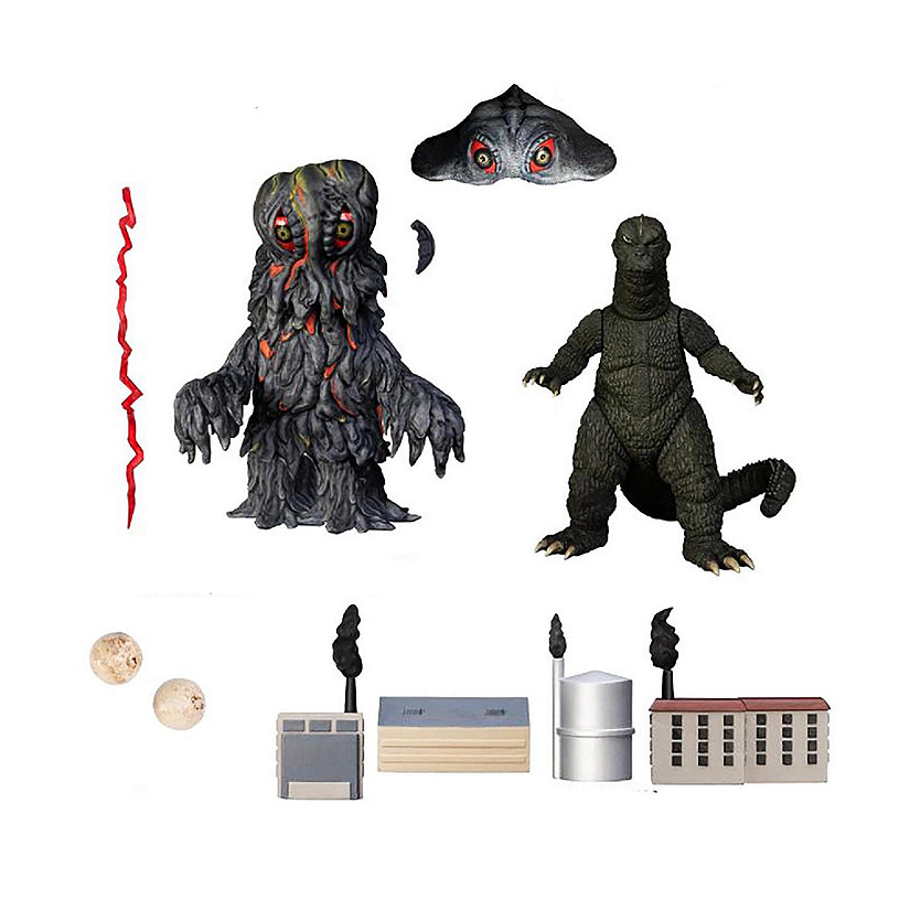 Godzilla vs Hedorah 5 Points XL Figure Box Set Image
