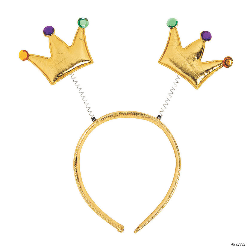 Gold Crown Head Boppers - 12 Pc. Image