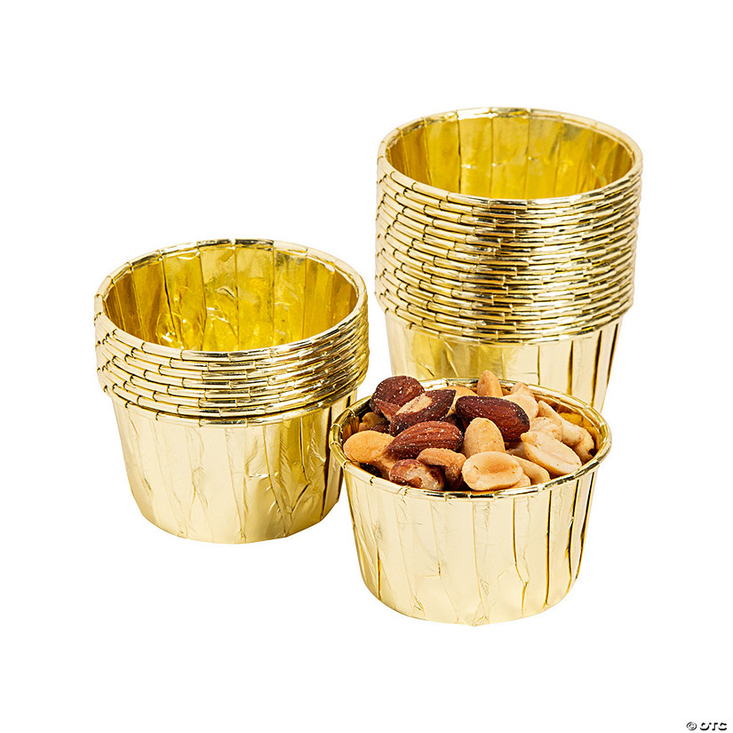 Gold Foil Treat Cups - 25 Pc. Image