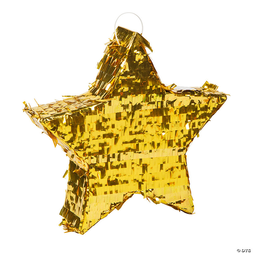Gold Star Pi&#241;ata Image