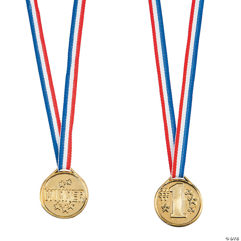 Goldtone Winner Medals Image