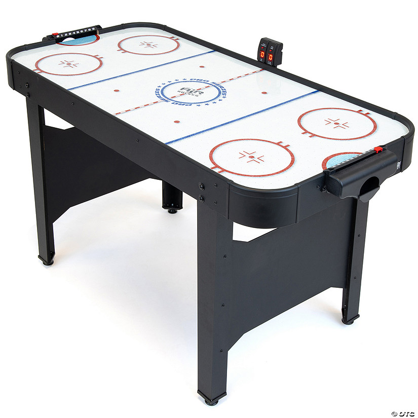GoSports 48 Inch Air Hockey Arcade Table for Kids - Includes 2 Pushers, 3 Pucks, AC Motor, and LED Scoreboard Image
