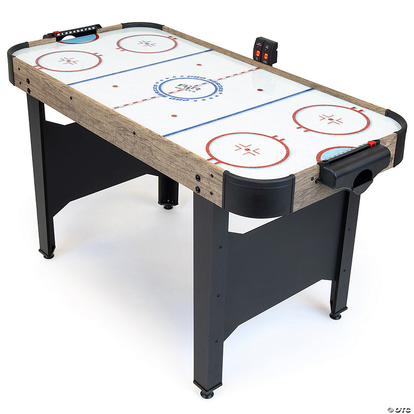 GoSports 48 Inch Air Hockey Arcade Table for Kids - Includes 2 Pushers, 3 Pucks, AC Motor, and LED Scoreboard Image