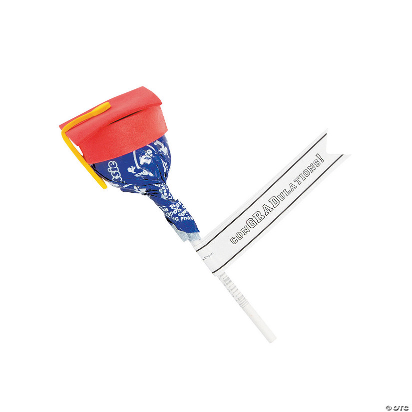 Graduation Lollipop Craft Kit - Makes 12 - Less Than Perfect Image