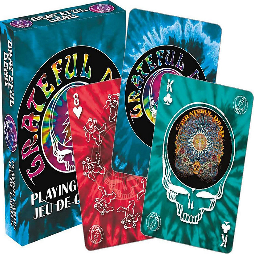Grateful Dead Tie Dye Playing Cards  52 Card Deck + 2 Jokers Image
