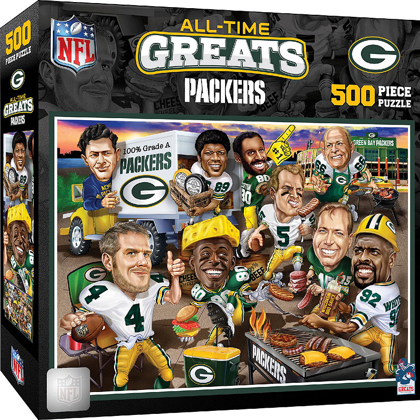 Green Bay Packers - All Time Greats 500 Piece Jigsaw Puzzle Image