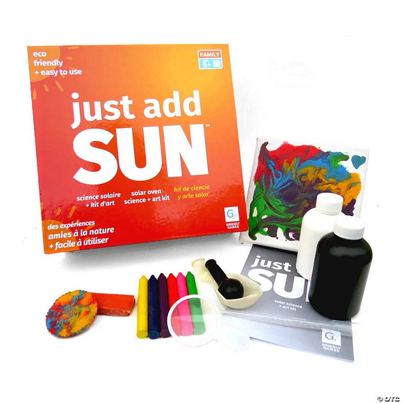 Griddly Games Just Add Sun&#8482; Solar Science + Art Boredom Buster Kit Image