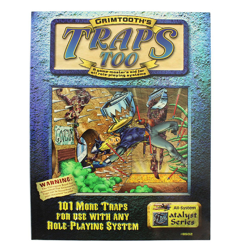 Grimtooth's Traps Too, Fantasy Role Playing Game Guide, Paperback Image