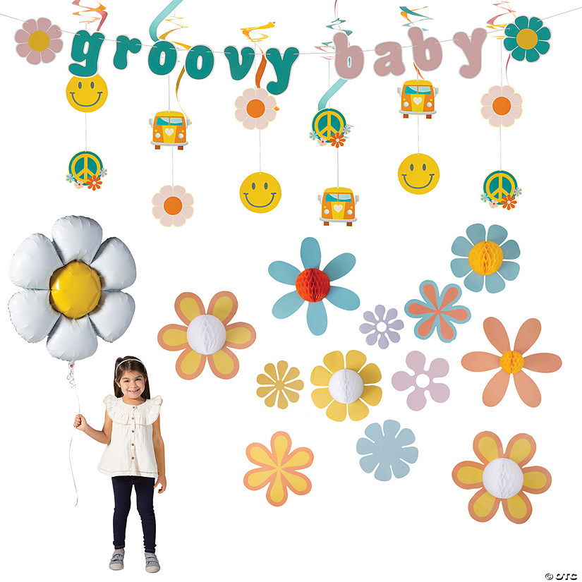 Groovy Baby Decorating Kit - 26 Pc. Image