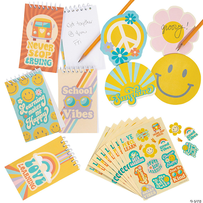 Groovy Party Stationery Kit - 72 Pc. Image