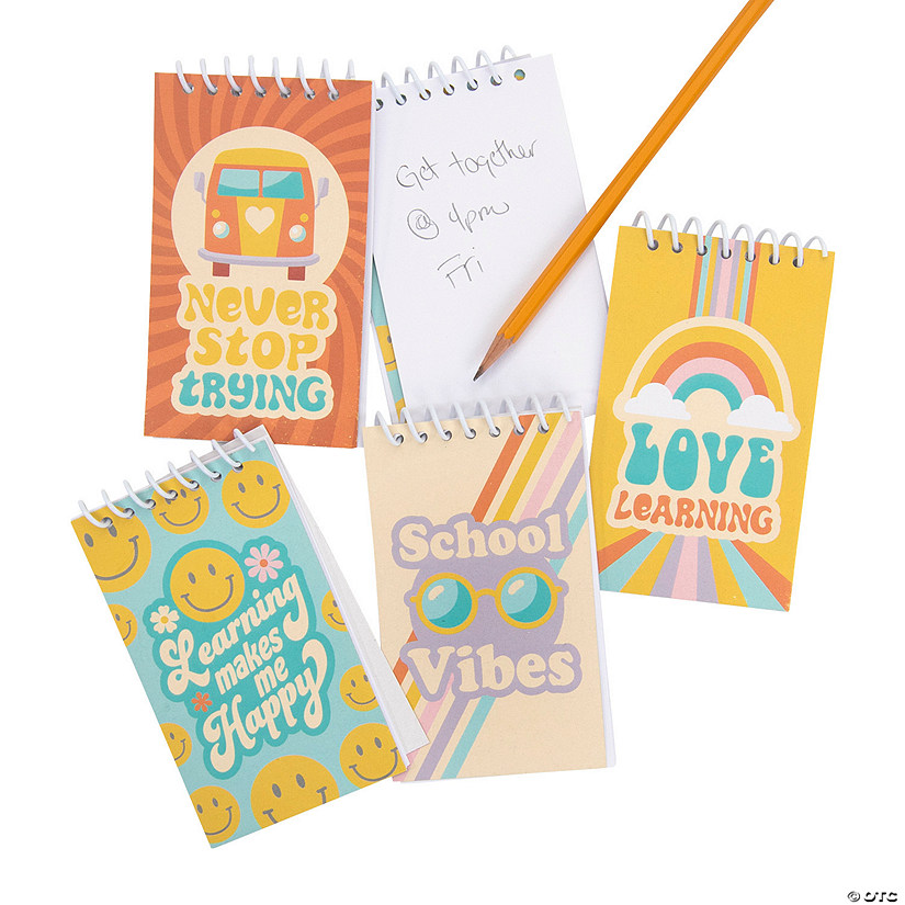 Groovy Sayings Spiral Notepads - 24 Pc. Image