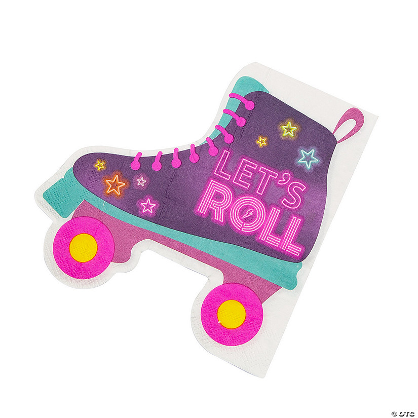 Groovy Vibes Roller Skate Luncheon Napkins - 16 Pc. Image