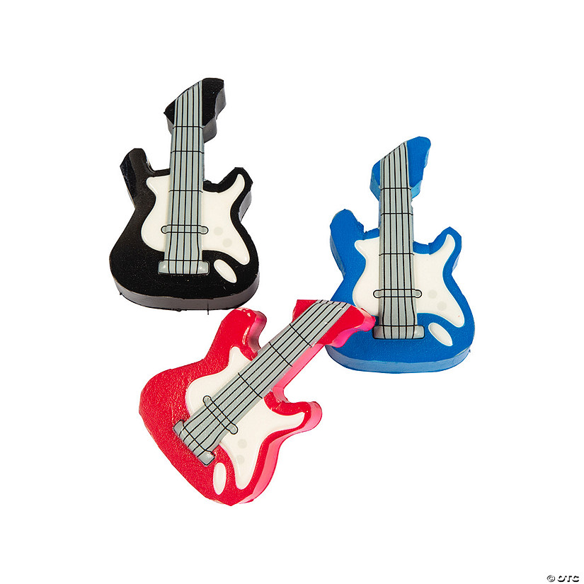Guitar Rock & Roll Stress Toys - 12 Pc. Image