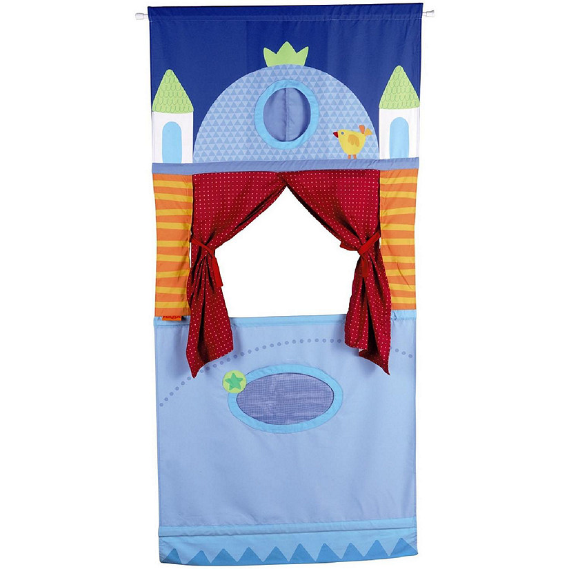 HABA Doorway Puppet Theater Space Saver with Adjustable Rod Image