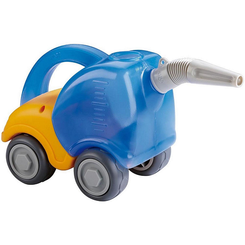 HABA Sand Play Tanker Truck and Funnel for Transporting Water at the Beach, Pool or Sandbox Image