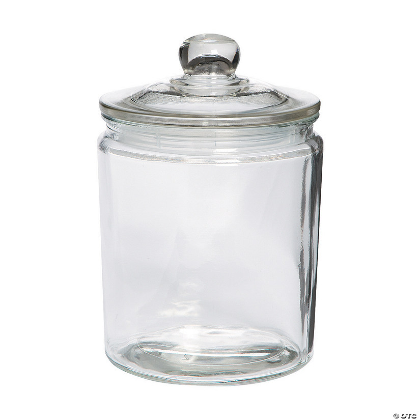 Half-Gallon Cylinder Jar with Lid Image