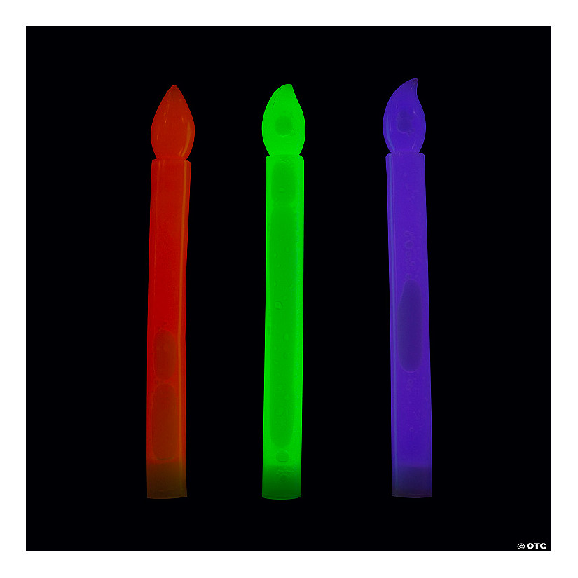 Halloween Candle Glow Sticks - 12 Pc. Image