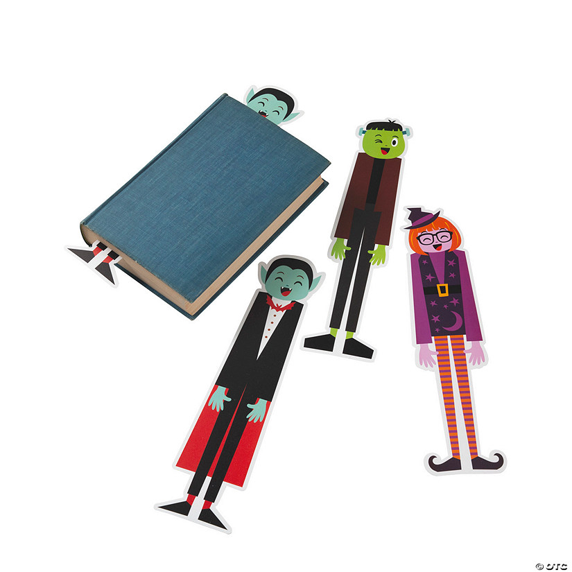 Halloween Character Bookmarks - 24 Image