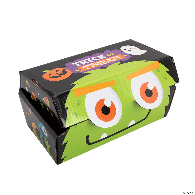 Halloween Monster Treasure Chest Treat Box Image