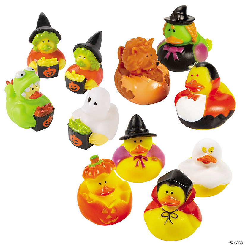 Halloween Rubber Ducks Assortment - 36 Pc. Image