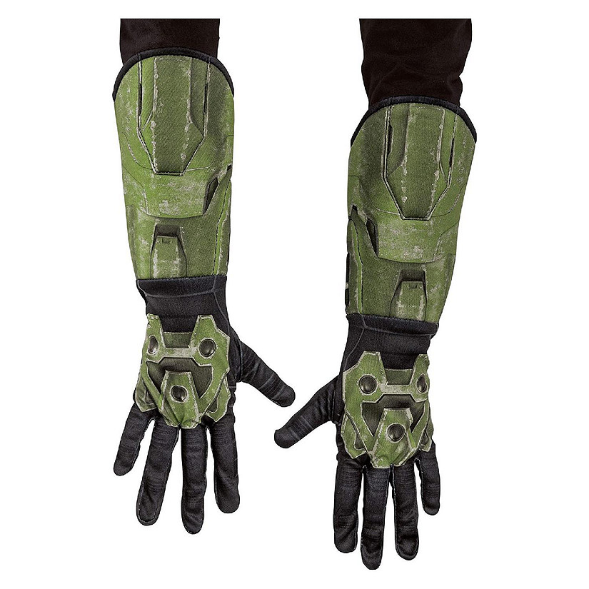 HALO Infinite Master Chief Child Deluxe Costume Gloves  One Size Image