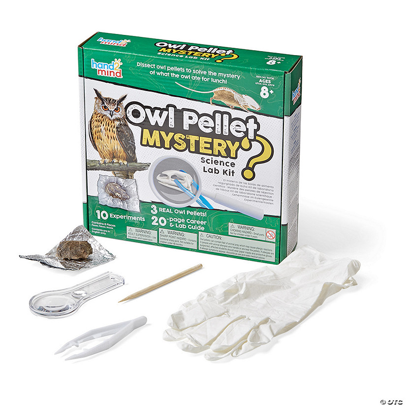 Hand2Mind Owl Pellet Mystery Science Lab Kit Image
