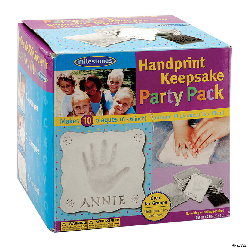 Handprint Keepsake Party Pack 10/Pkg- Image