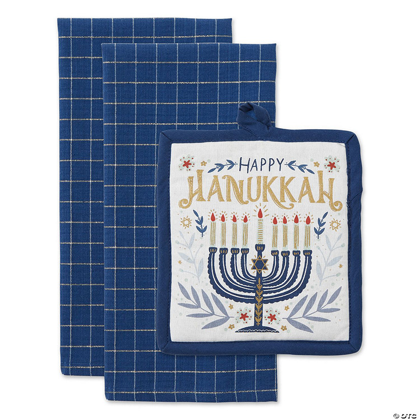 Hanukkah Potholder Gift (Set Of 3) Image