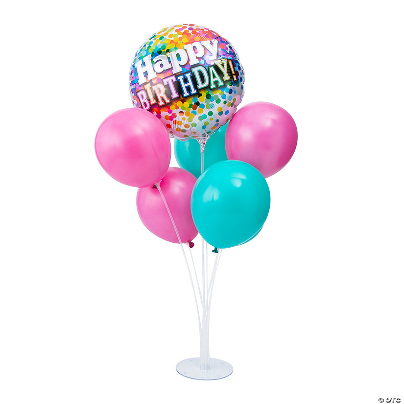 Happy Birthday Balloon Centerpiece Kit - 52 Pc. Image