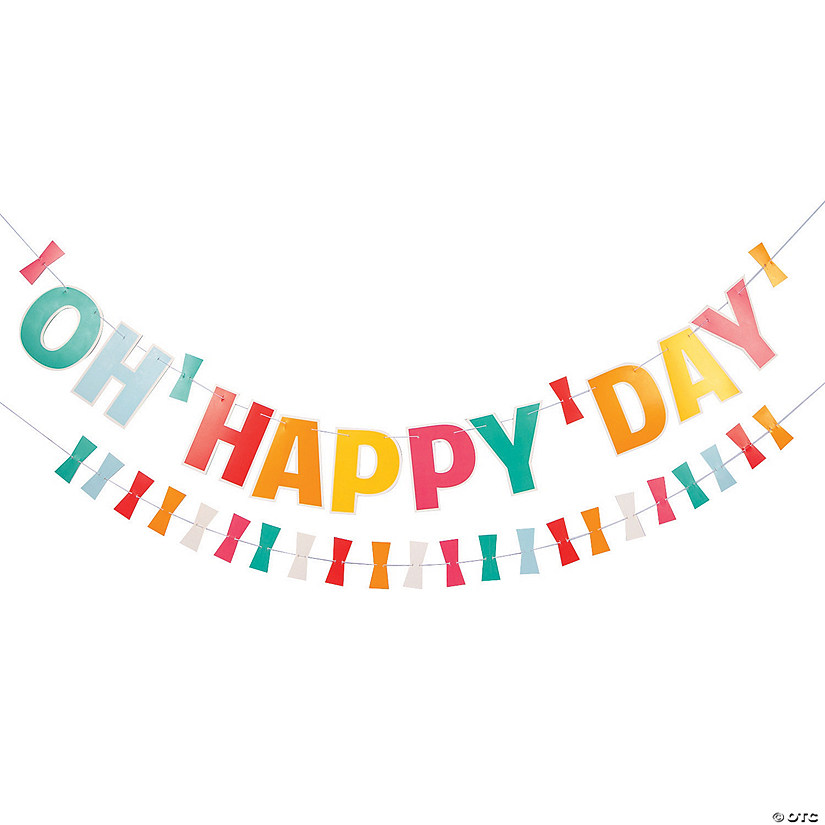 Happy Day Garland - 2 Pc. Image