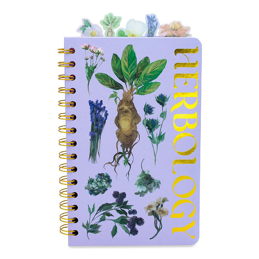 Harry Potter Hogwarts Herbology 75-Page Spiral Notebook  8 x 5 Inches Image