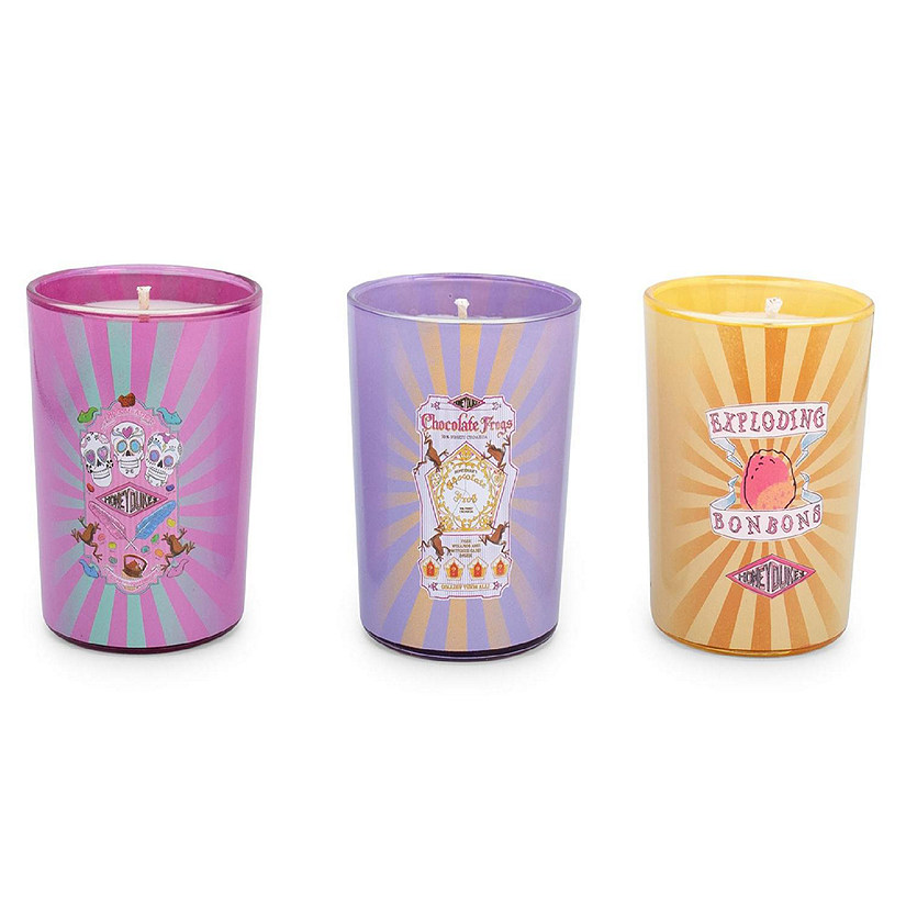 Harry Potter Honeydukes Scented Soy Wax Candle Collection  Set of 3 Image