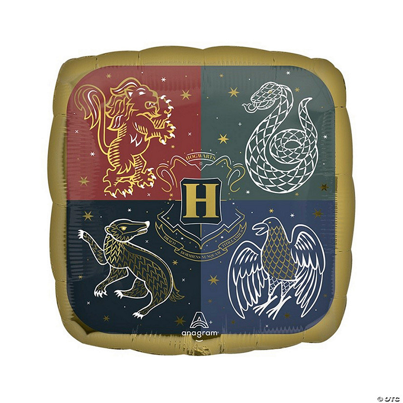 Harry Potter&#8482; Houses of Hogwarts 17" Mylar Balloon Image