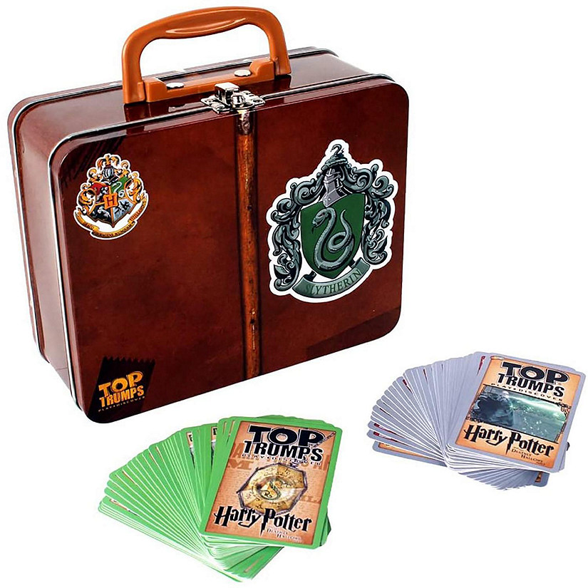 Harry Potter Slytherin Top Trumps Card Game Collector Tin 2-Pack Bundle Image