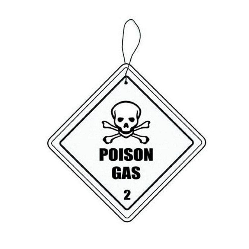 Hazmat Poison Gas Automobile Air Freshener Image